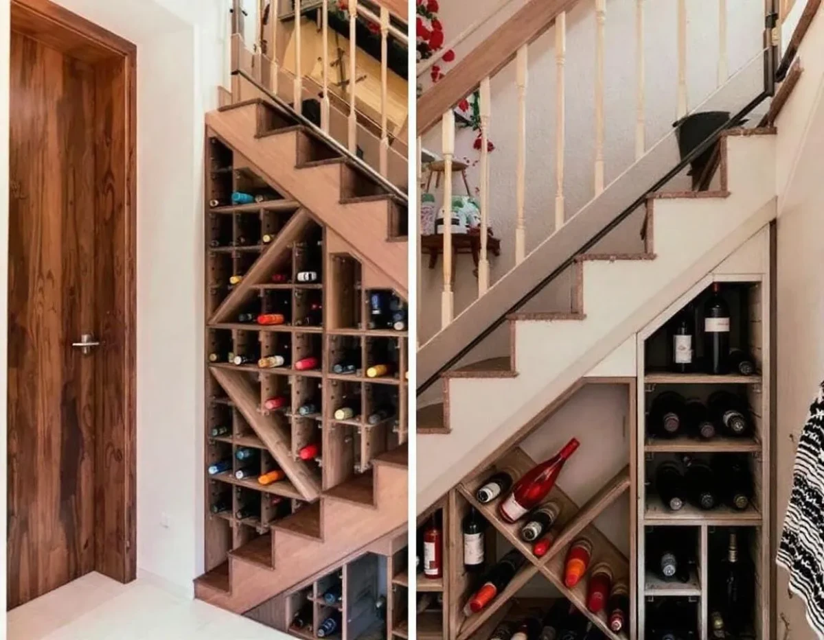 Optimisez l'espace sous votre escalier : créez une cave à vin tendance et pratique